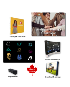 10ft Pop Up Media Wall