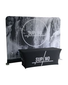 10ft Straight Media Wall