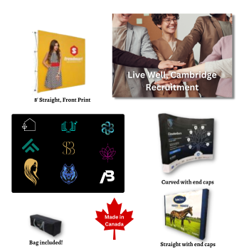 8ft Pop Up Media Wall