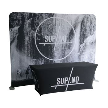 10ft Straight Media Wall