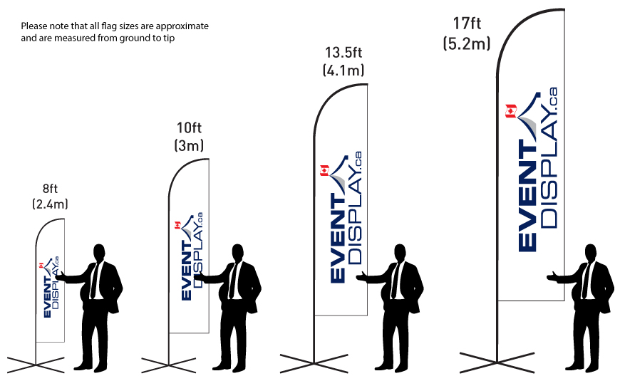 Feather Flag Sizes